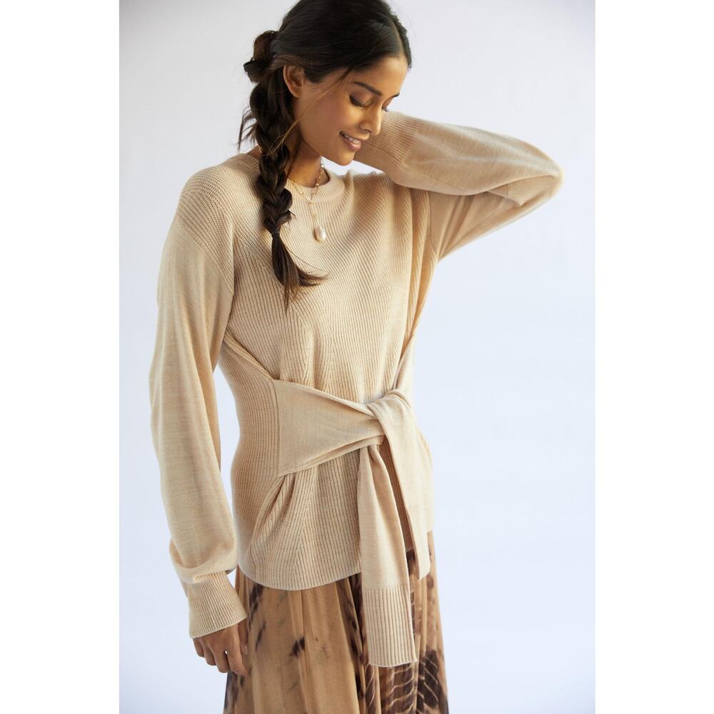 Anthropologie Wrap Front Sweater - New Medium